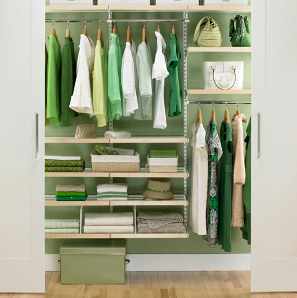  frisch grün frühling massiver Kleiderschrank im Schlafzimmer