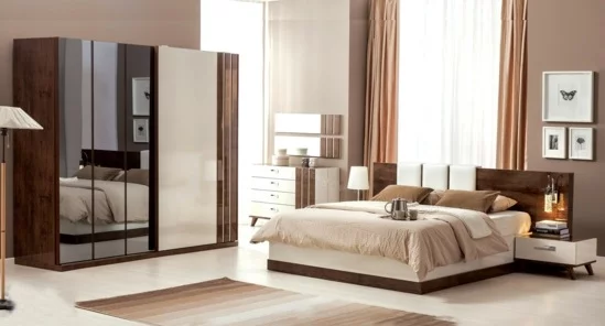 modern trends 2014 Garderobe fürs Schlafzimmer warm ambiente