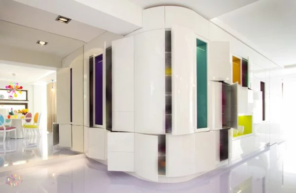 modernes apartment mit lebendiger farbpalette nicola katrib wandgestalttung