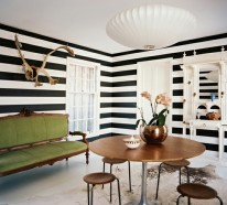 20 schicke Wandfarbe Ideen in Schwarz und Weiß