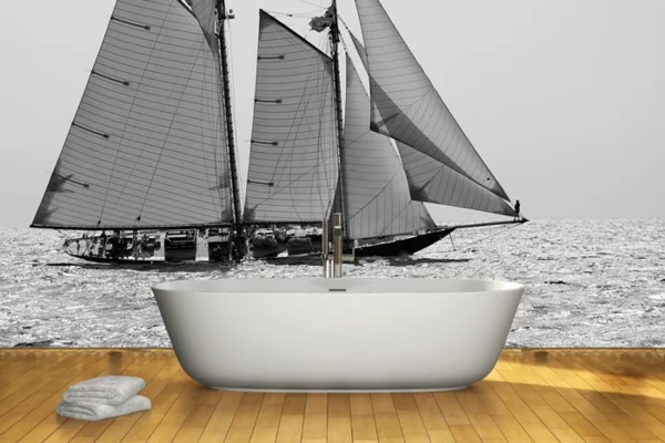  wandgestaltung realistisch badezimmer schiff