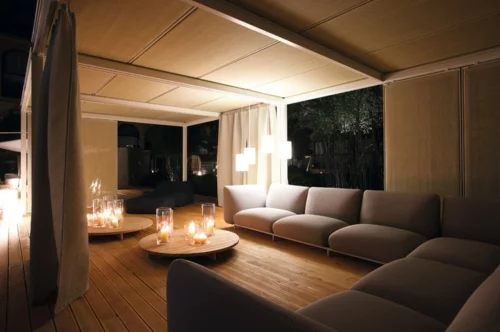 wohnzimmer romantische wohnraumbeleuchtung beleuchtung kerzen gals