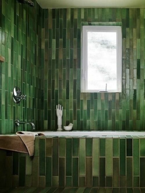 farben designs dunkel grün Badezimmer und Badezimmerfliesen 