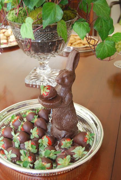 schokoladen hasen Ostern kreative deko