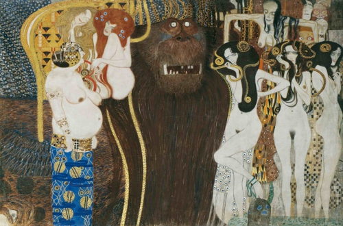 Beethoven Frieze Kunstwerke von Gustav Klimt