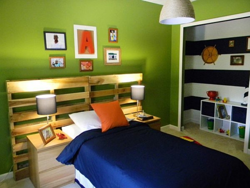 Coole Möbel bastelideen schlafzimmer Europaletten DIY 
