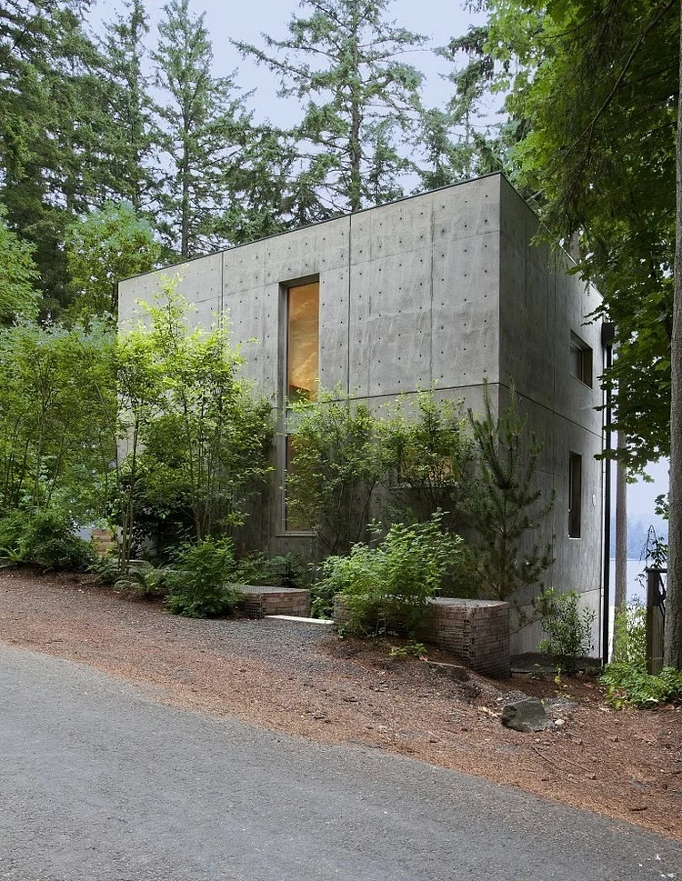 Dorsey Residenz Seattle betonmauer wand Sichtbeton zu Hause
