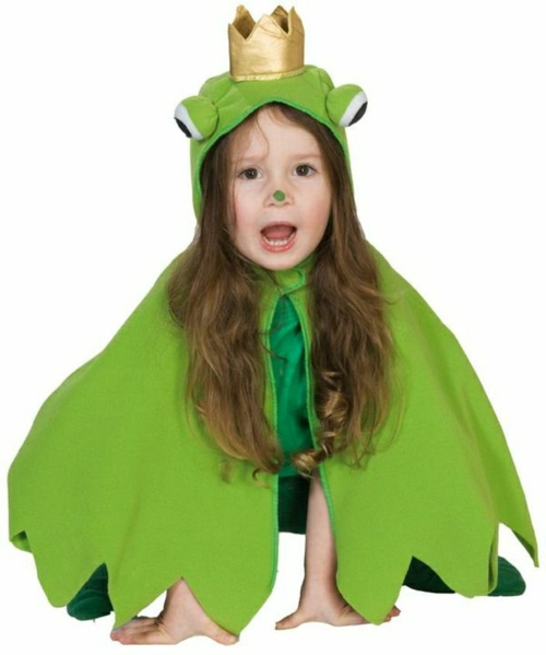 Faschingsideen und Karneval Kostüme frosch grün süß 