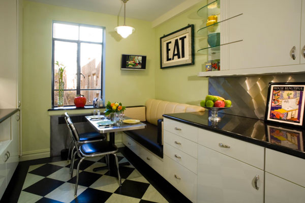  küche esszimmer fenster Gehobene urbane Apartments