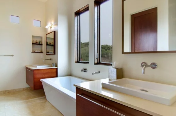  waschbecken moderne Badezimmer Ideen unterschrank