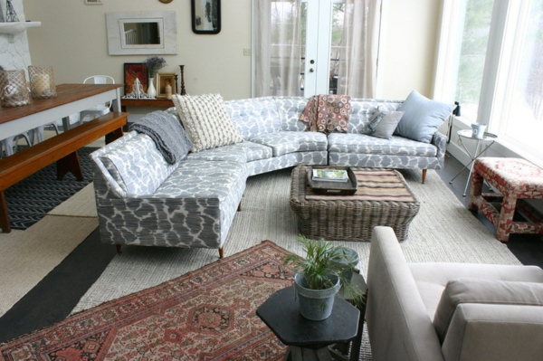 Polstermöbel und Wohnlandschaft rattan couchtisch sofa