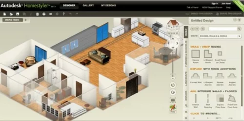 kostenlos homestyler Raum gestaltung online planen 