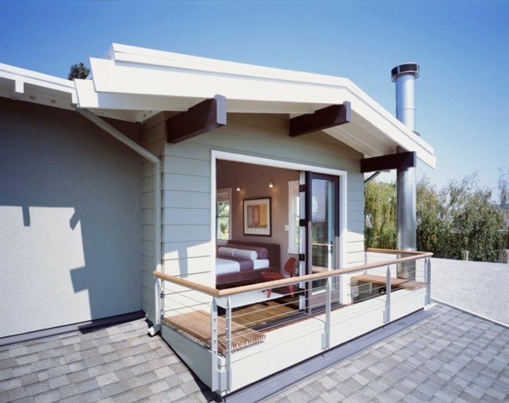 Terrassengeländer und Balkongeländer dach kompakt fläche