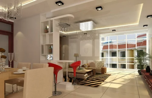  modern deckenbeleuchtung Tolle Deckengestaltung im Wohnzimmer