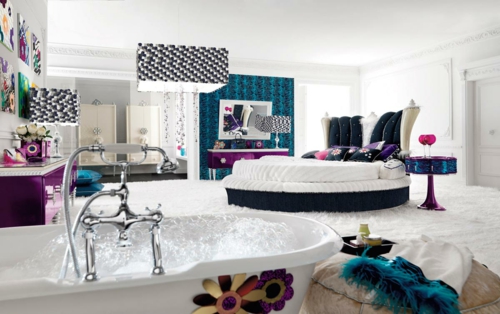 badewanne schlafzimmer Einrichtungsideen für Jugendzimmer 