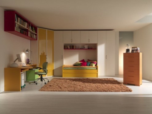 minimalistisch urban trendy Einrichtungsideen für Jugendzimmer 