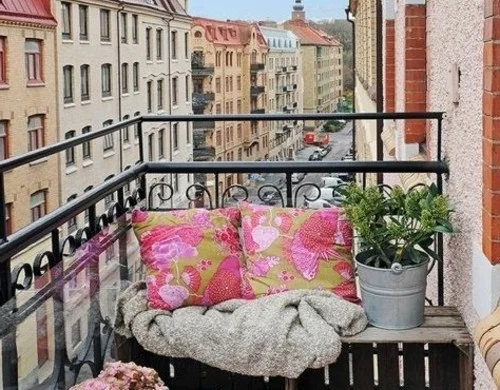 balkongestaltung bewohnlich vintage balkon