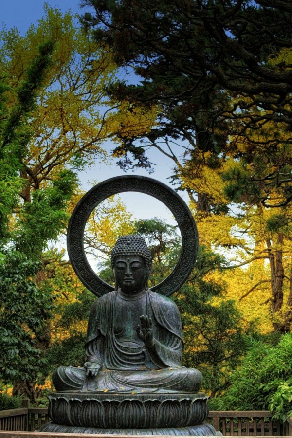  bedeutung gartenstatue Buddha Figuren im Garten