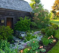 Vorgarten gestalten – 23 auffallende, rustikale Gartenideen