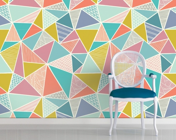 geometrische muster wandtapete designer wallpaper