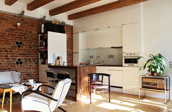 einrichten kleine küche idee apartment urban