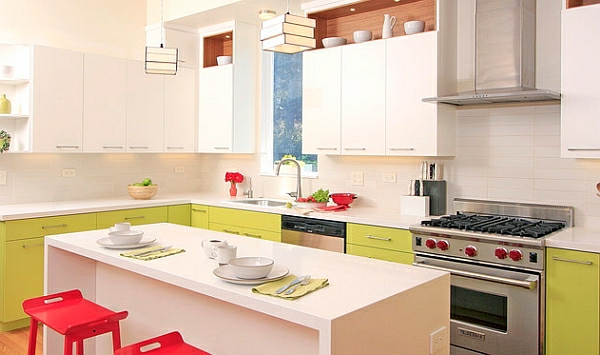 modern  küchenmöbel bunt look Kücheneinrichtung und Küchenmöbel