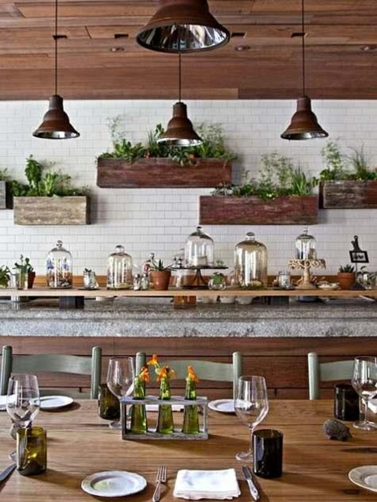 moderne landhausküche küchenrückwand weiß fliesen
