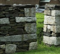 Steinmauer im Garten gestalten – kreative Außenarchitektur