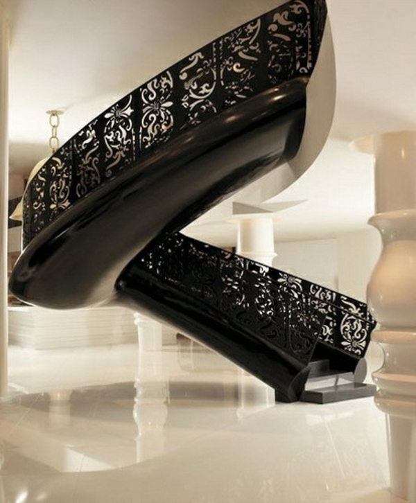 treppe gestalten architektur designideen ornamente