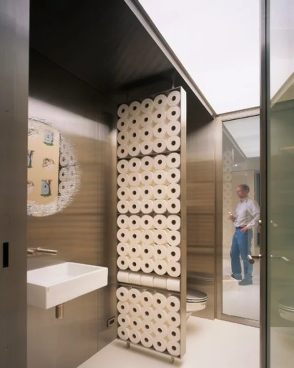 Badezimmer Ideen badideen badeinrichtung toilettenpapier