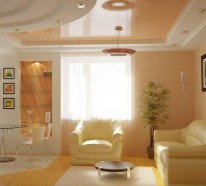 Deckengestaltung im Wohnzimmer – erstaunliche, abgehängte Zimmerdecken
