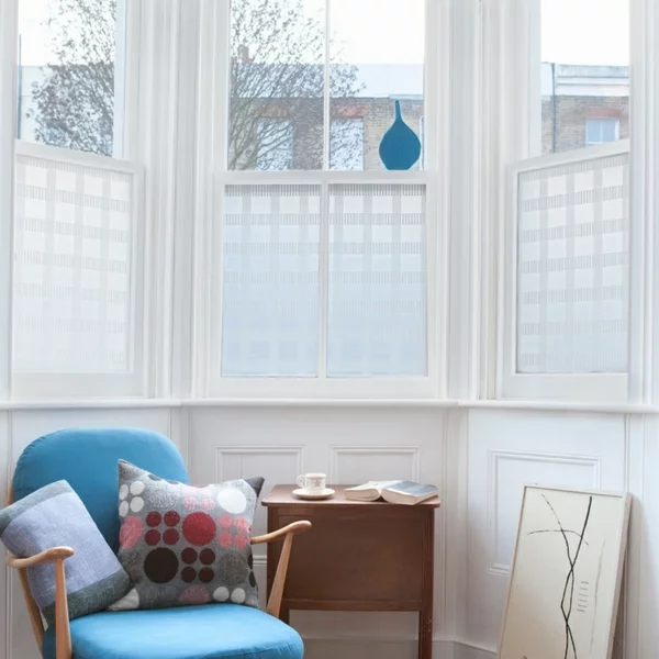 Fensterdeko Sichtschutzfolie glastüren selbstklebend sessel