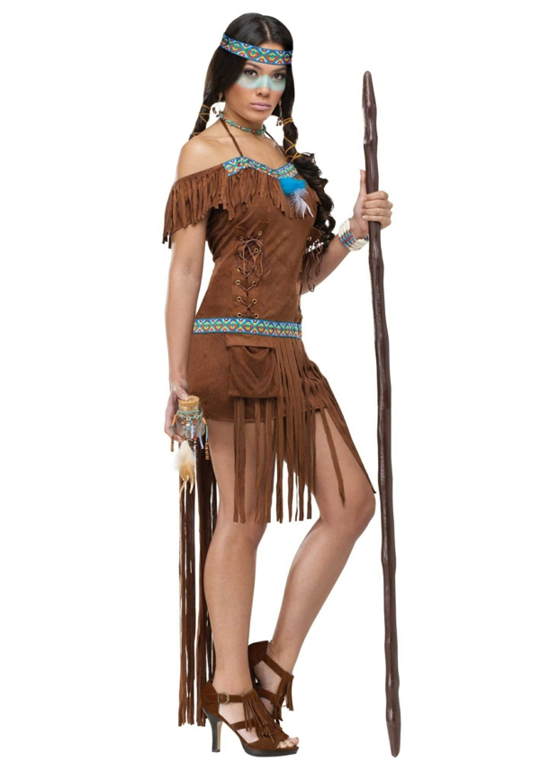 Pocahontas Kostüm zeichnung robust look 