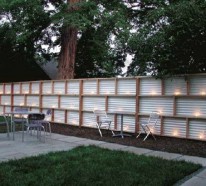 Moderne Gartenzäune schaffen Sichtschutz im Außenbereich