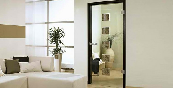 innentüren aus glas modern design