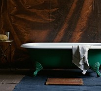 Farbige Badewannen Ideen für moderne Badezimmer