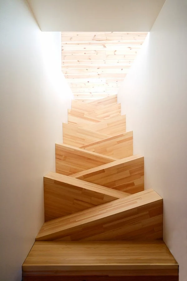 kreative design ideen für treppen