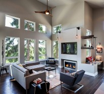 Dekoideen für moderne Beistelltische aus Holz und Metall