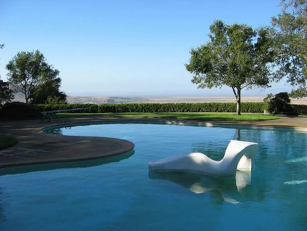 modern pool trendy garten und landschaft futuristisch
