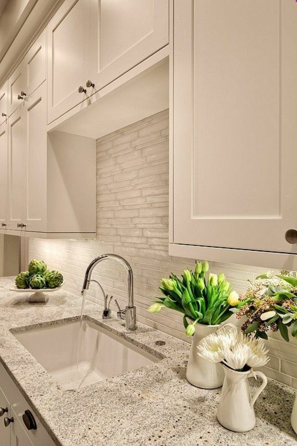 Moderne weiße Küchen hochglanz einrichten