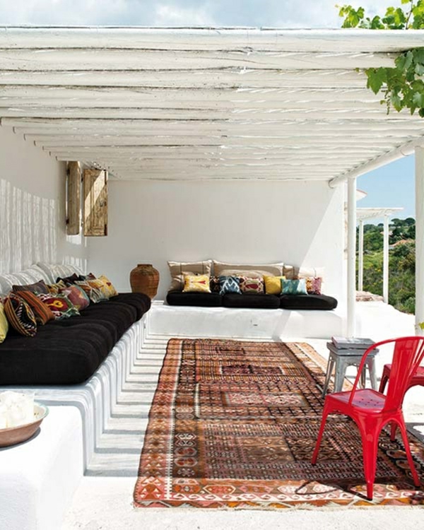  Terrassenüberdachung modern holz glas pergola markise komfortabel