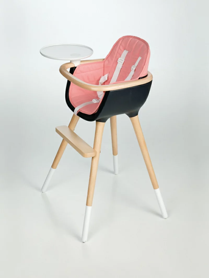 designer babymöbel micuna babystuhl rosa schwarz