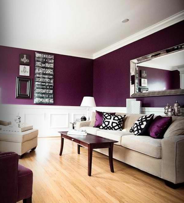  wandfarben farbgestaltung schwarz Farbbeispiele Wohnzimmer