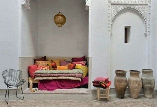 Mediterrane Einrichtungsideen landhausstil möbel texturen