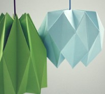 Origami Lampenschirm – Anleitung für Bastler