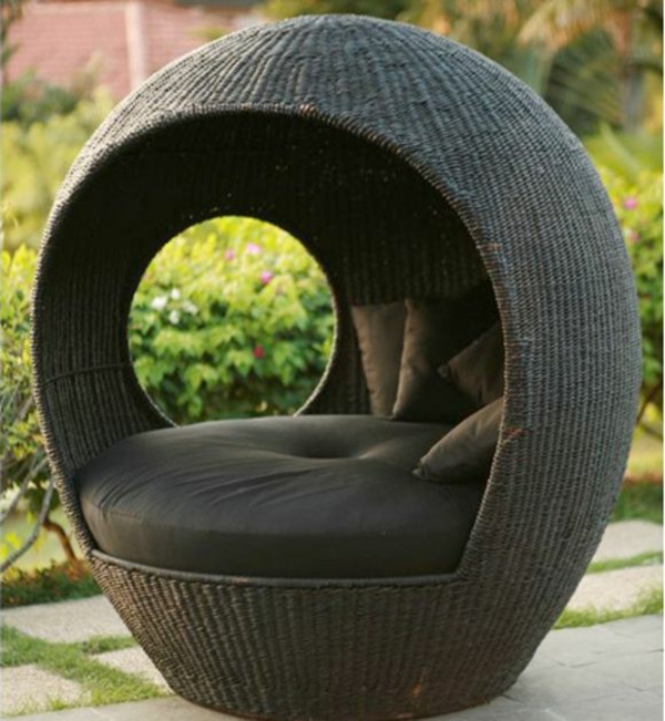 25 Outdoor Rattanmöbel - Lounge Möbel aus Rattan und Polyrattan