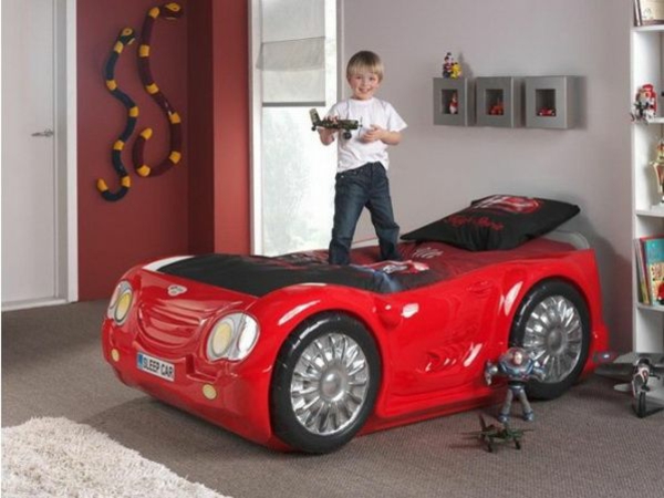 außergewöhnliche betten kinderzimmer designideen auto
