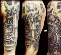 Biomechanik Tattoo stechen lassen – 20 coole Ideen und inspirierende Beispiele