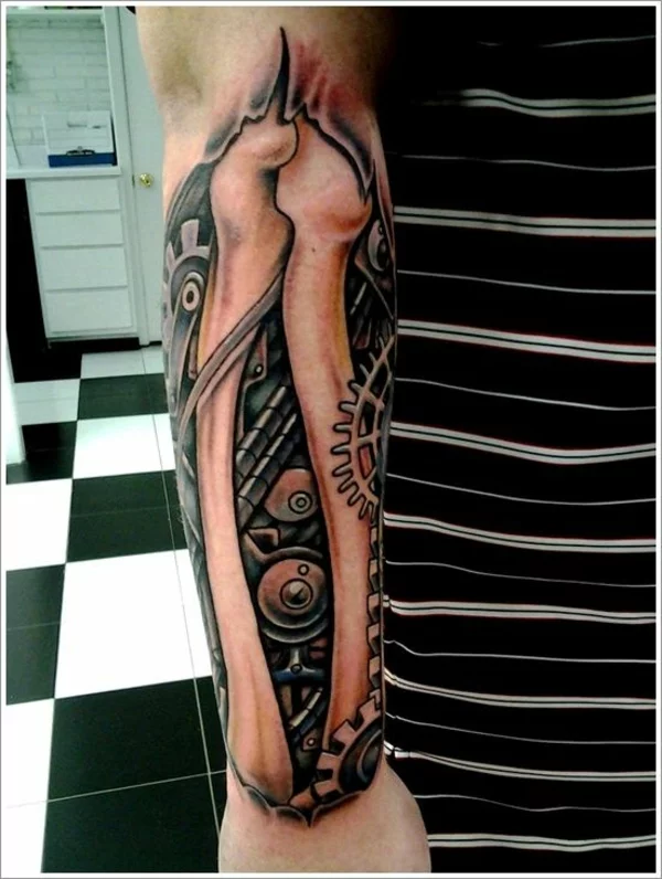 biomechanik tattoo unterarm tattoos knöchel