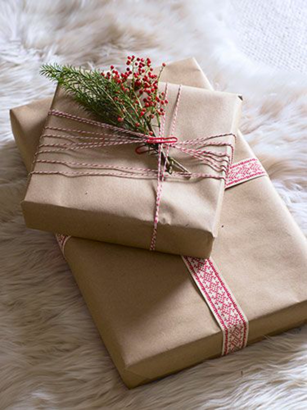 dekoideen geschenke schön verpacken blumenstrauß